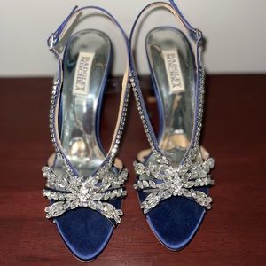 Badgley Mischka Jacqueline Crystal Embellished Sling Back